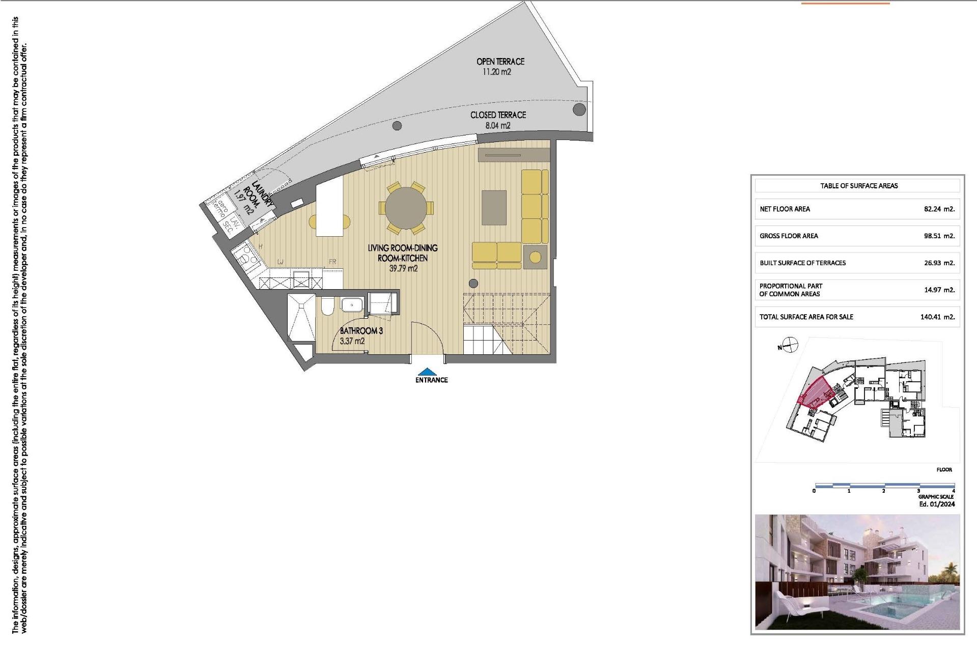 Appartement te koop in Jávea Xàbia | 2 slaapkamers H1762