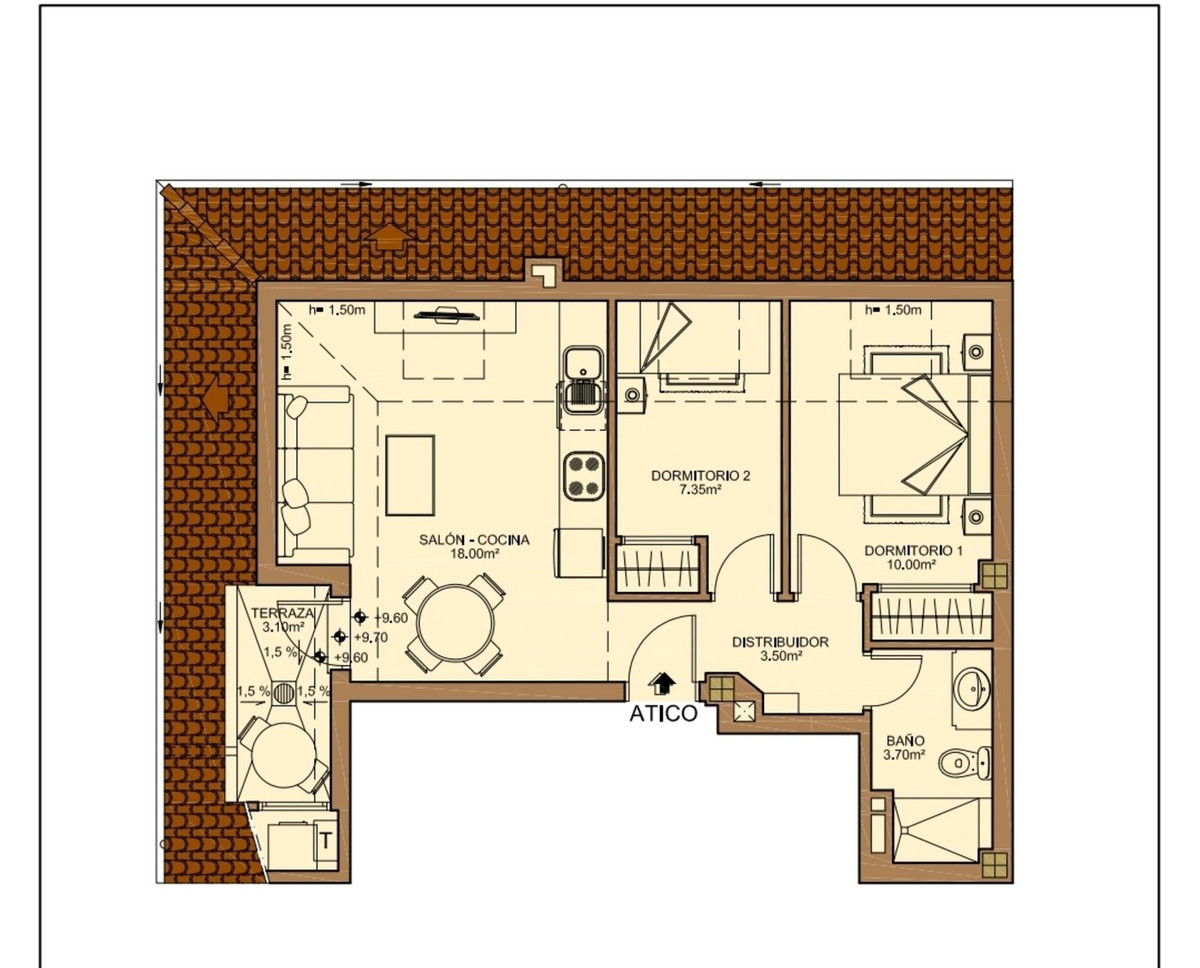 Penthouse in Los Boliches-7
