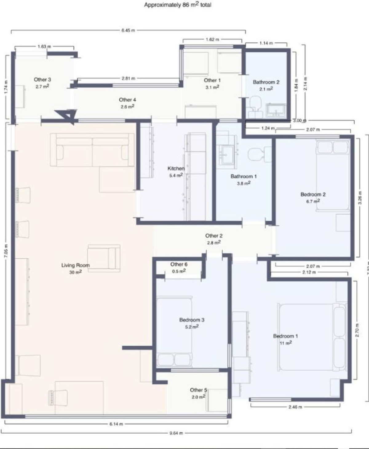 Appartement te koop in Los Boliches | 3 slaapkamers H5322703