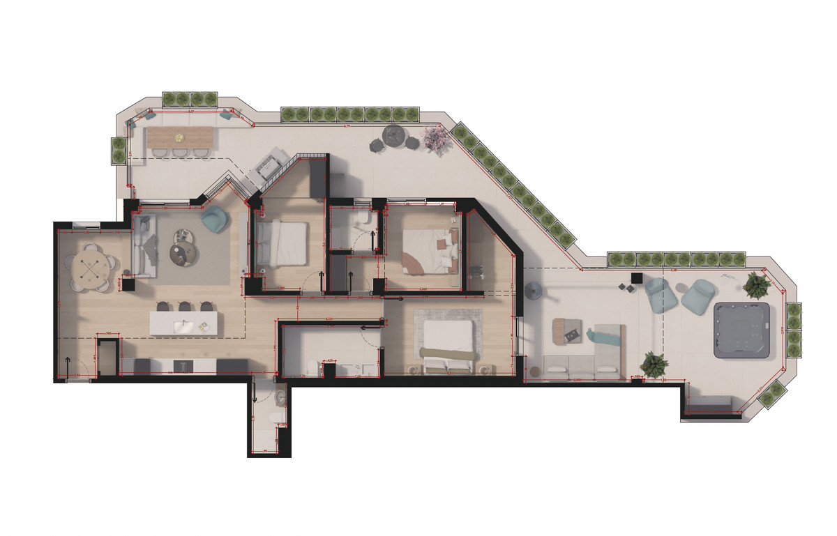 Penthouse te koop in Marbella | 3 slaapkamers H4594738