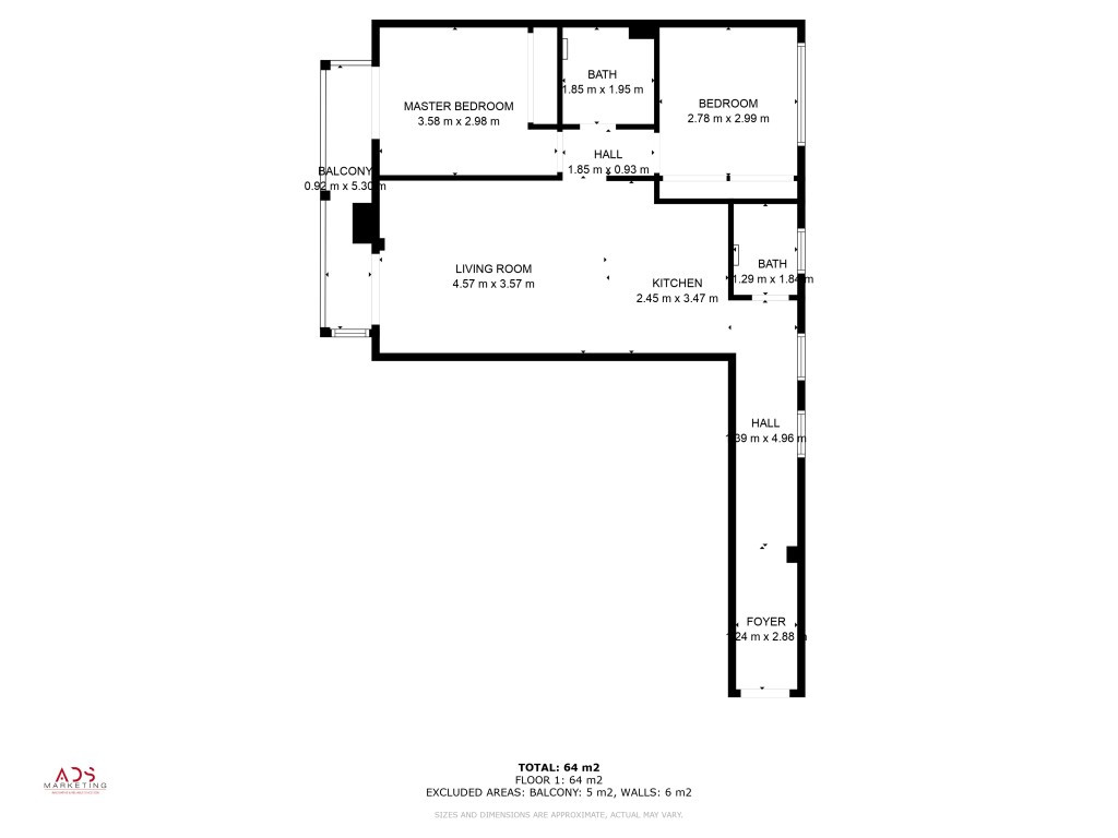 Appartement te koop in Marbella | 2 slaapkamers H5447383