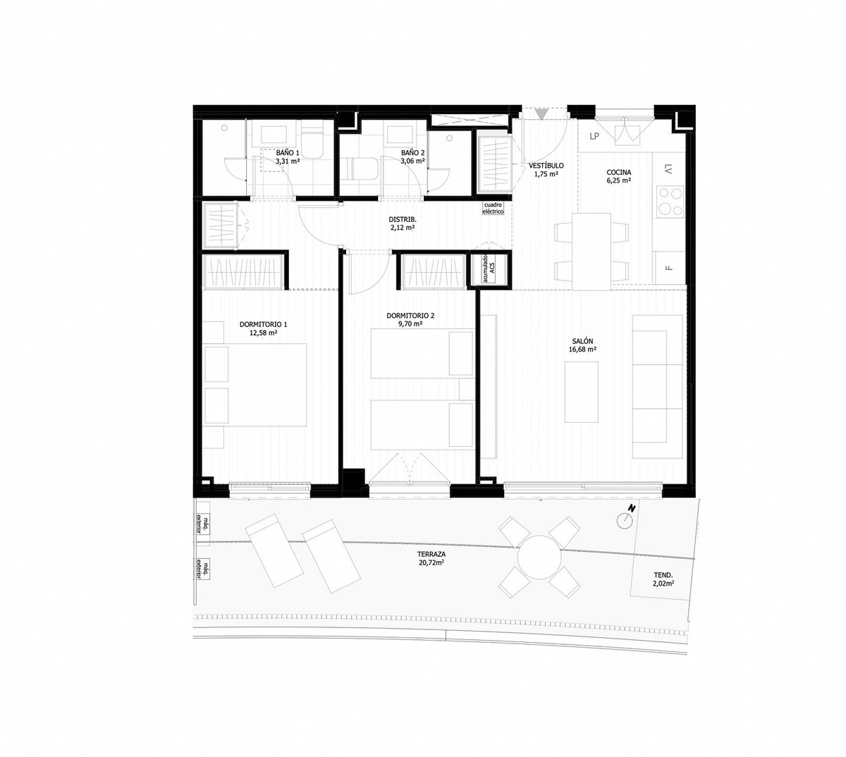 Appartement te koop in Mijas | 2 slaapkamers H5418061