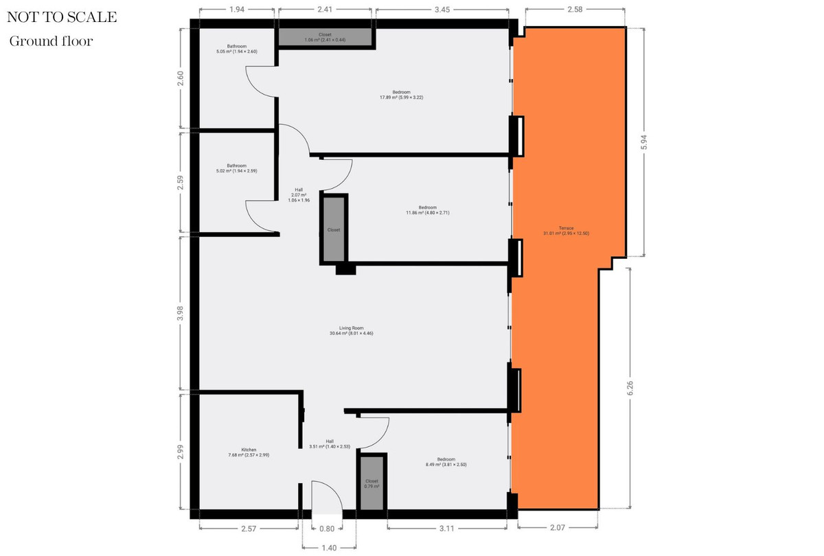 Appartement te koop in Mijas | 3 slaapkamers H5419966