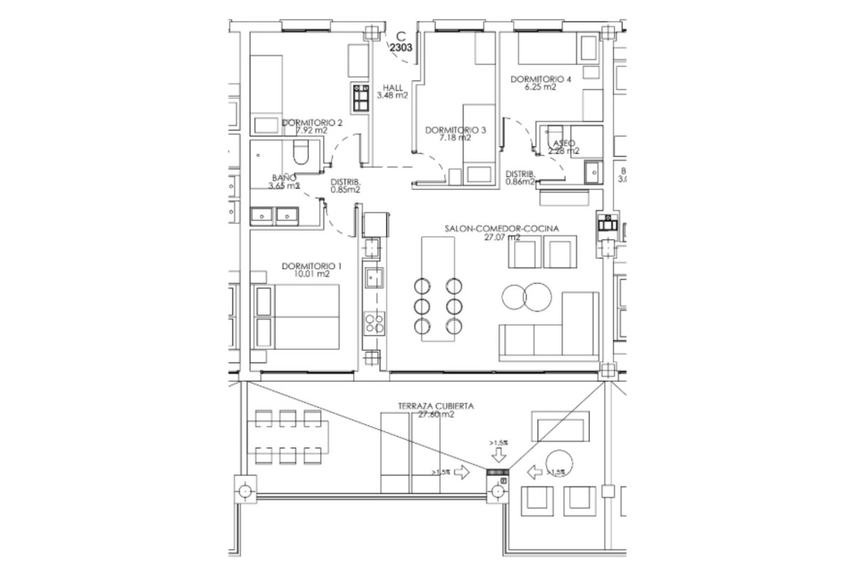 Appartement te koop in Mijas Costa | 4 slaapkamers H5293564