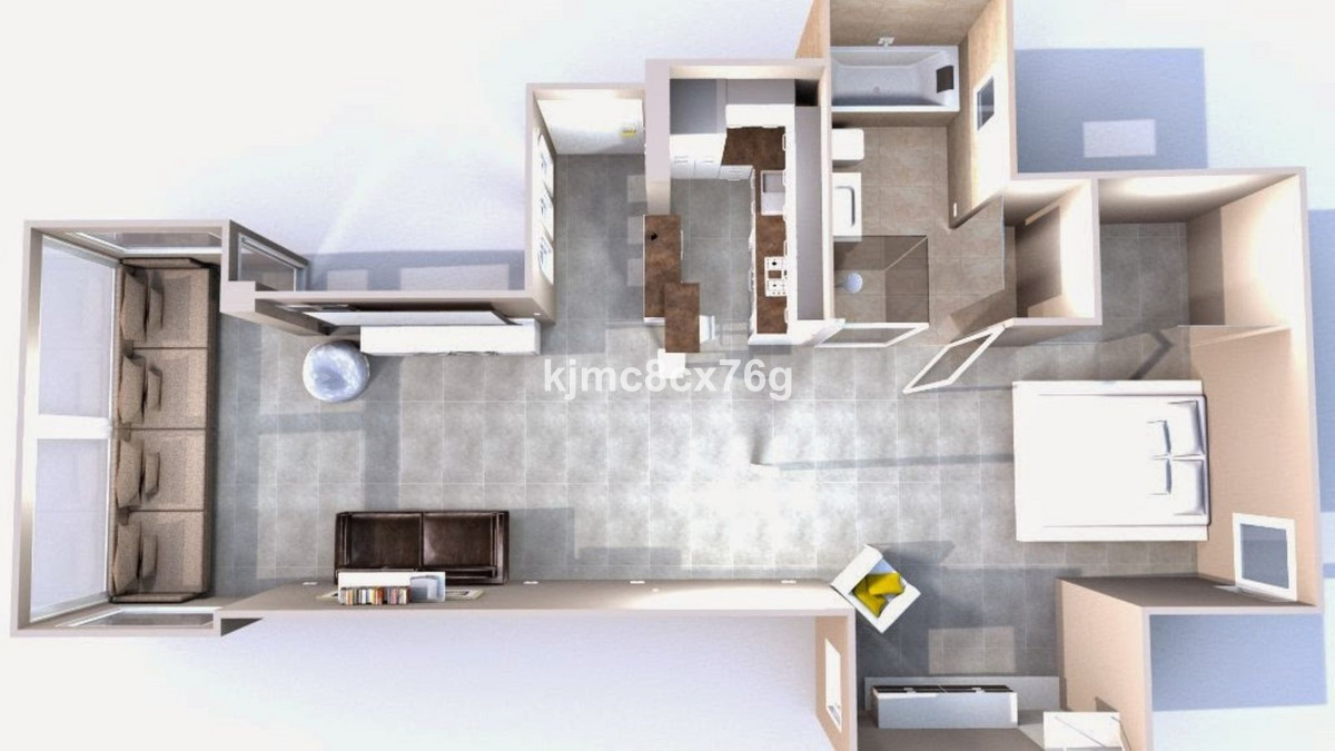 Penthouse te koop in Mijas Costa | 1 slaapkamers H5335363