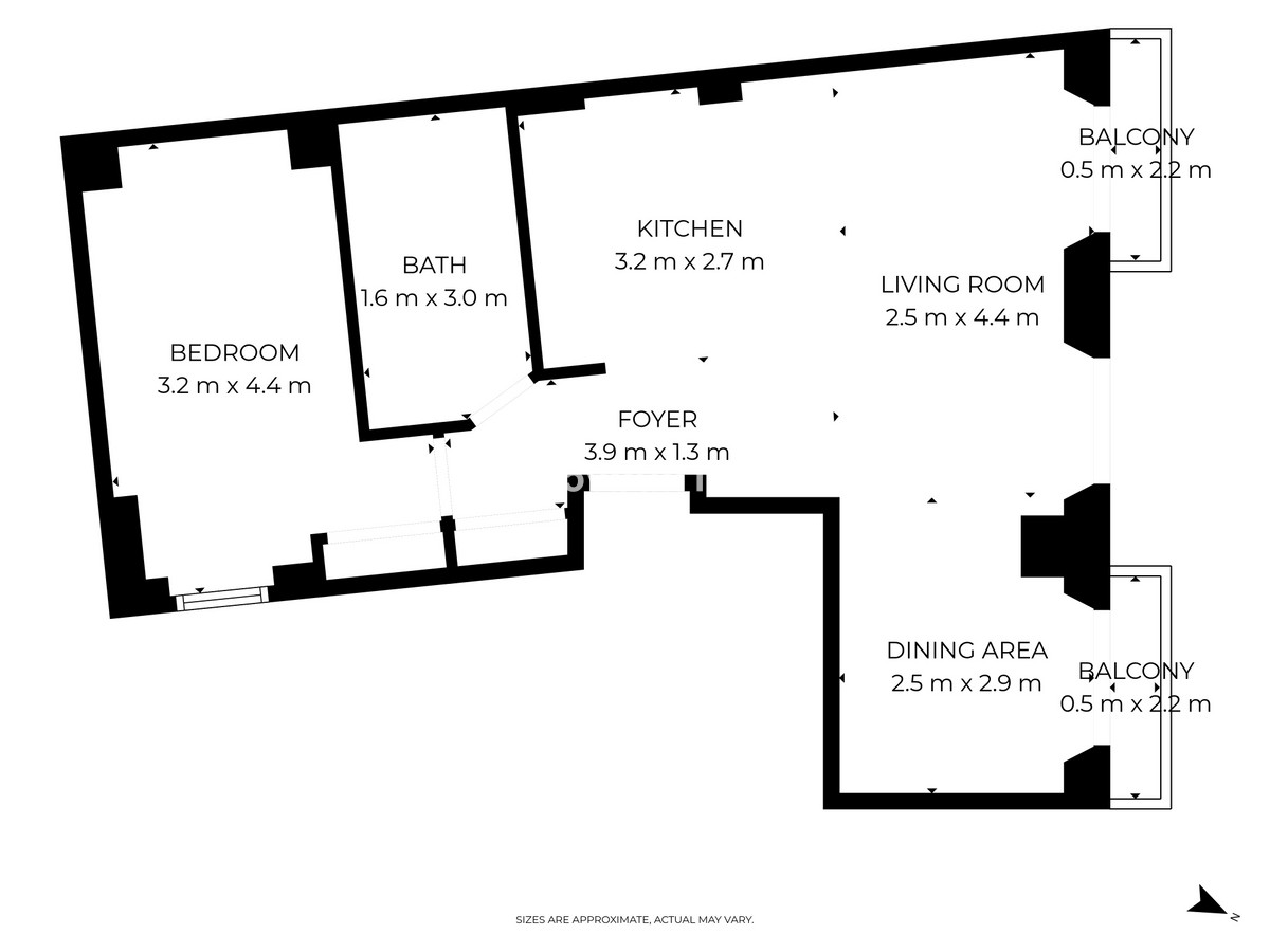 Appartement te koop in Málaga | 1 slaapkamers H5496508