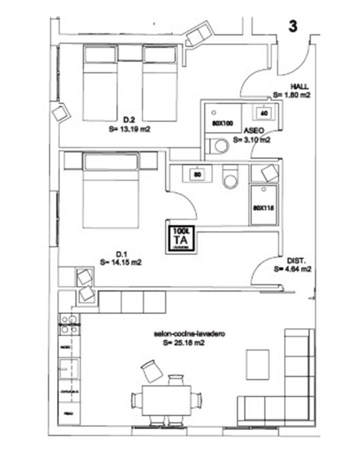 Appartement te koop in Málaga | 2 slaapkamers H5520820