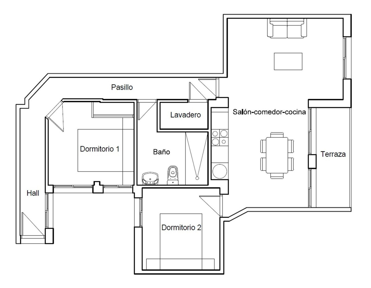 Appartement te koop in Málaga Centro | 2 slaapkamers H5103529