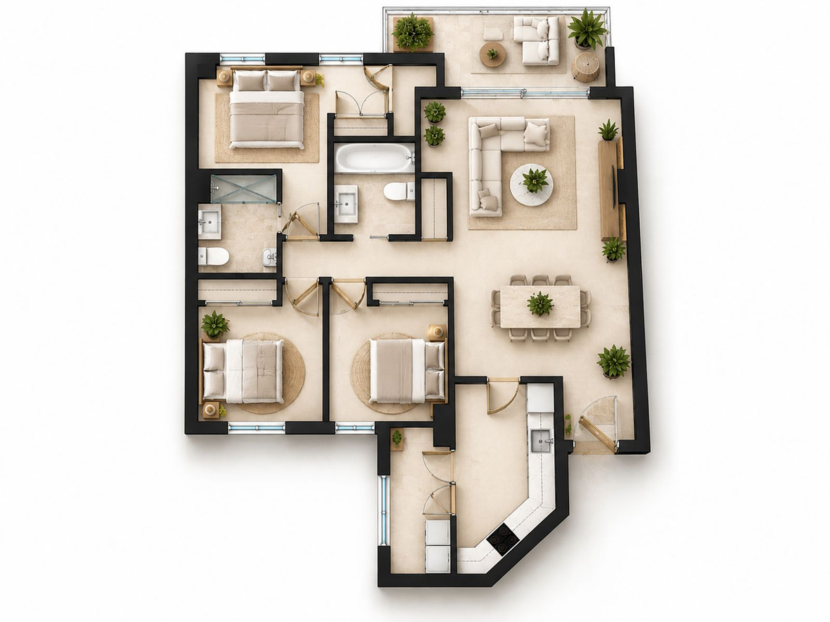 Appartement te koop in Nueva Andalucía | 3 slaapkamers H5487637