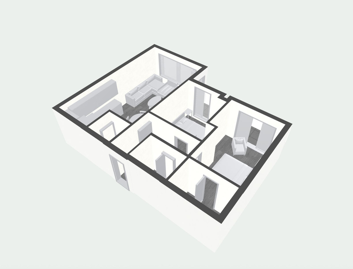 Tussenverdieping Appartement in Perchel Norte-60
