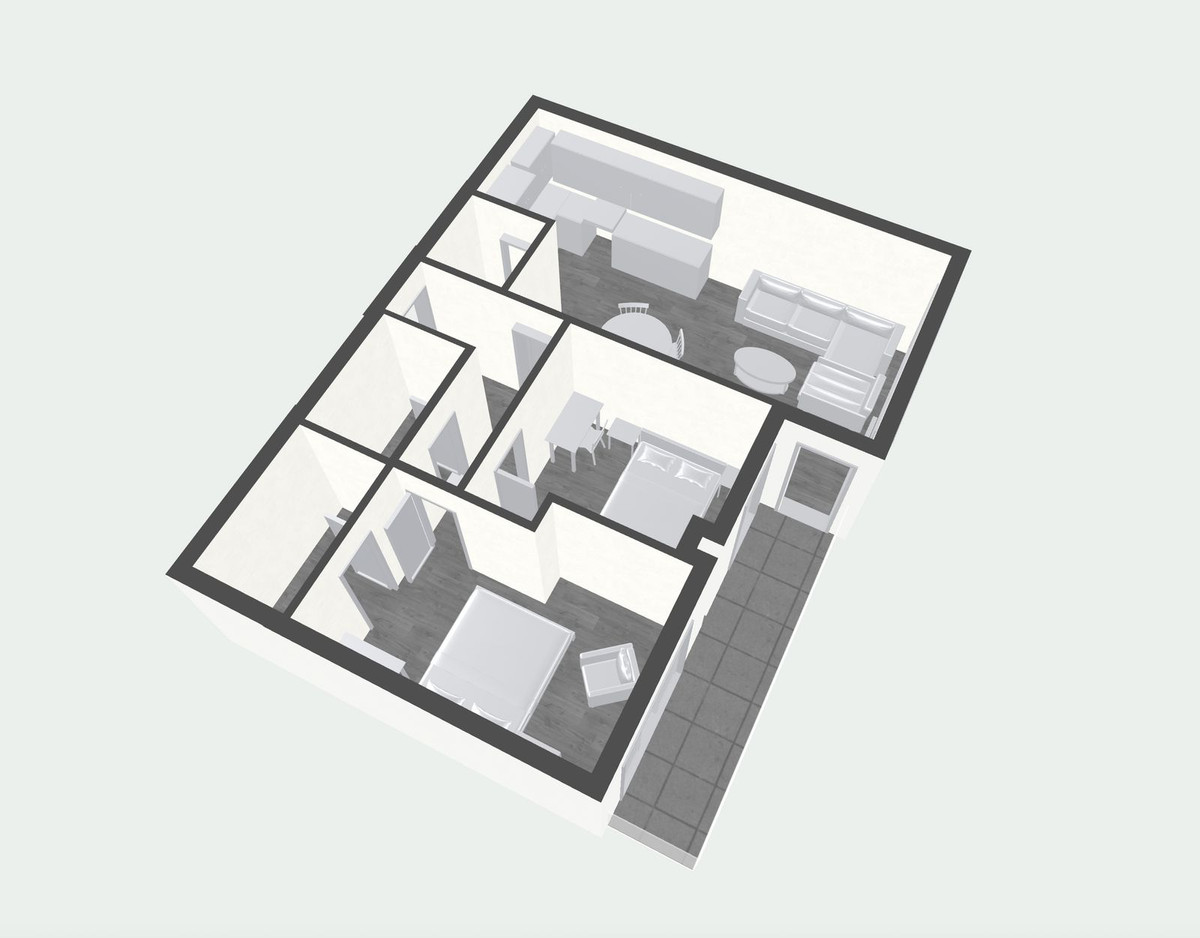 Tussenverdieping Appartement in Perchel Norte-62