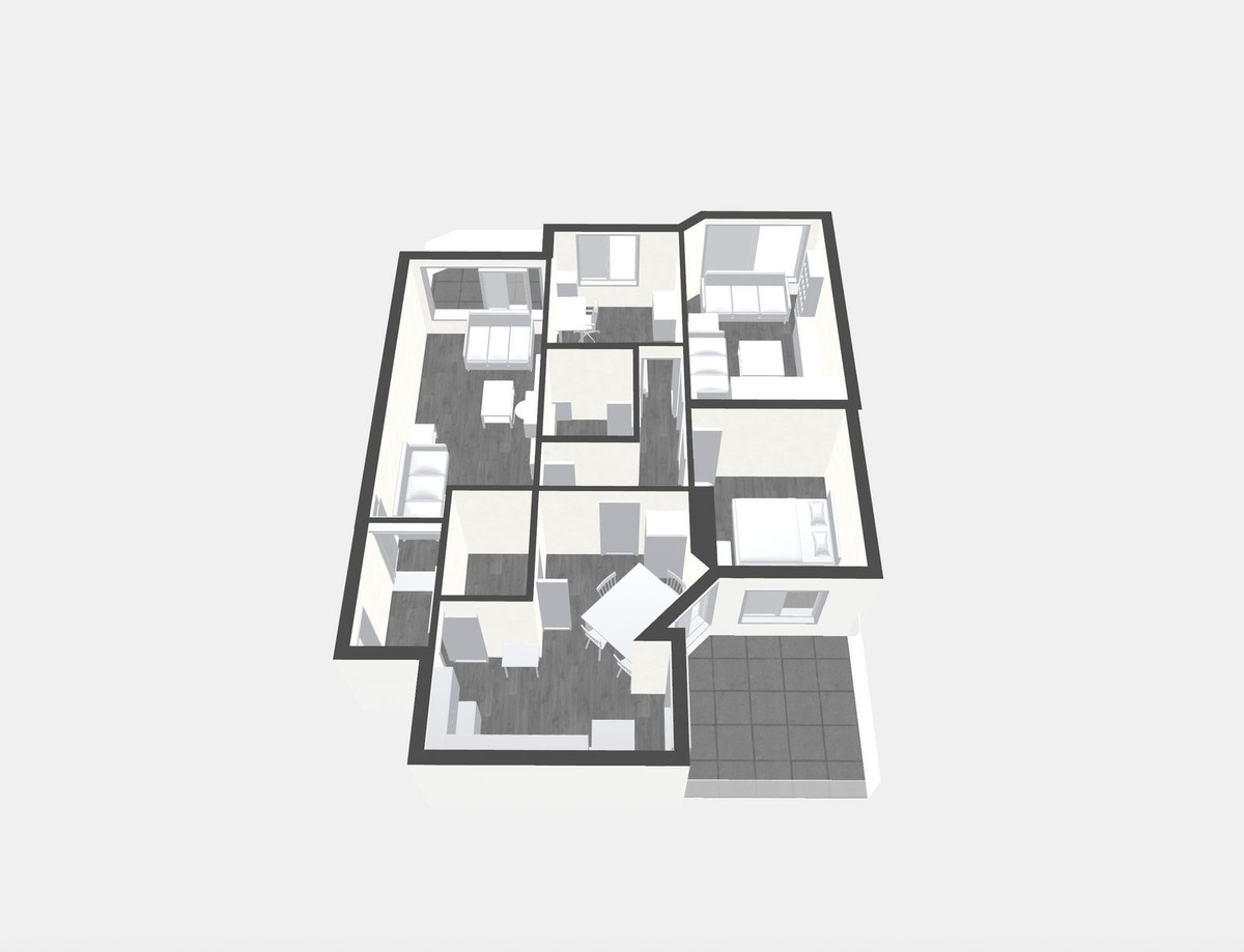 Tussenverdieping Appartement in Perchel Sur-59
