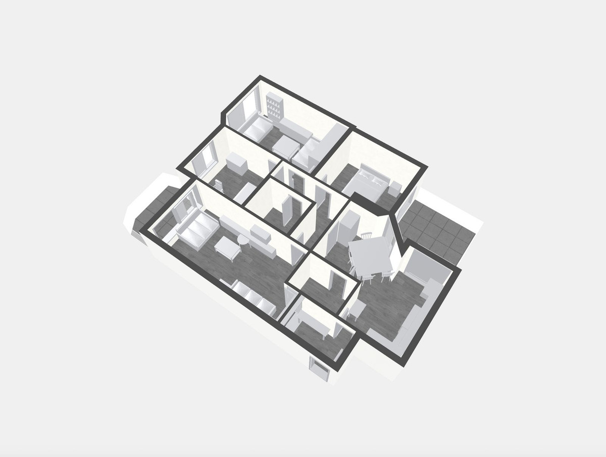 Tussenverdieping Appartement in Perchel Sur-61
