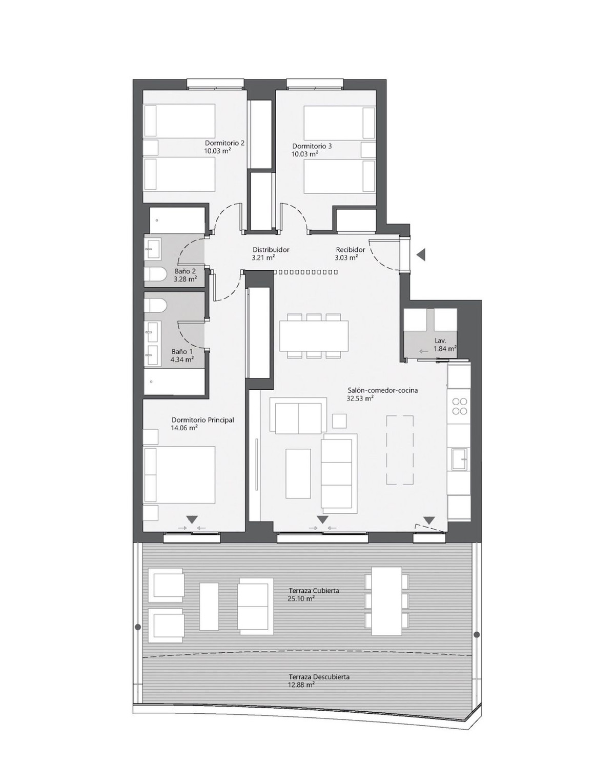 Appartement te koop in Rincón de la Victoria | 3 slaapkamers H5317537