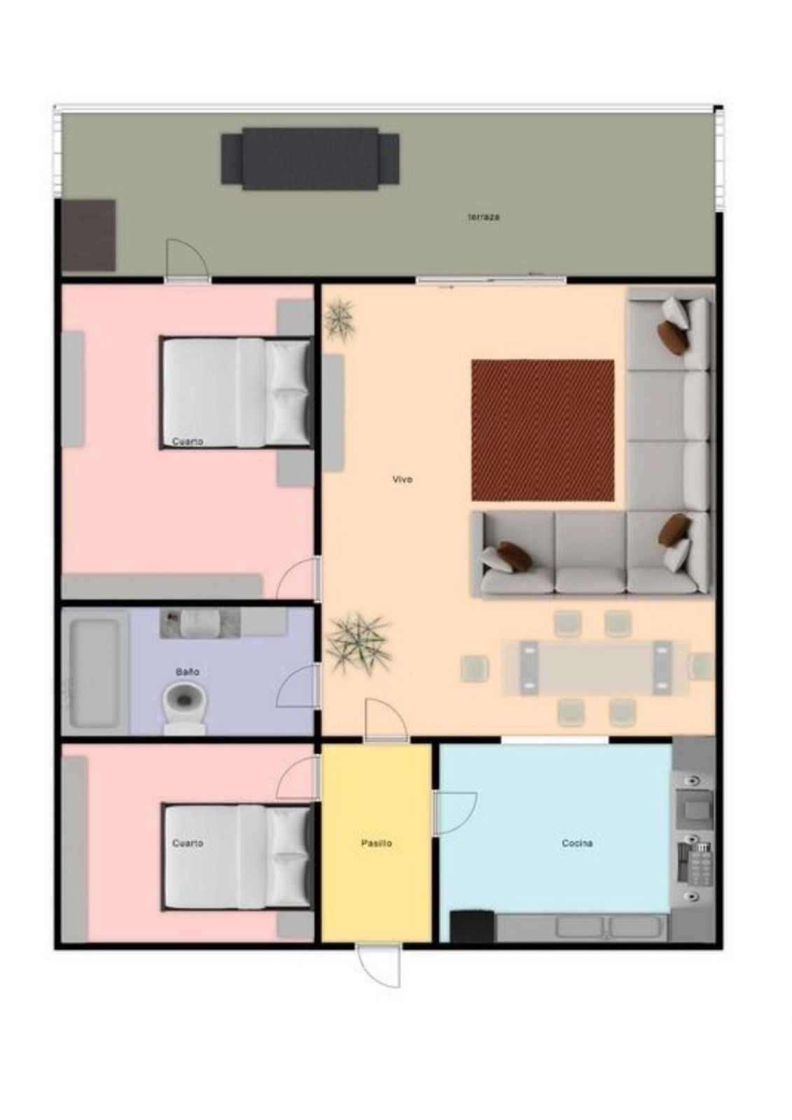 Tussenverdieping Appartement in Riviera del Sol-33