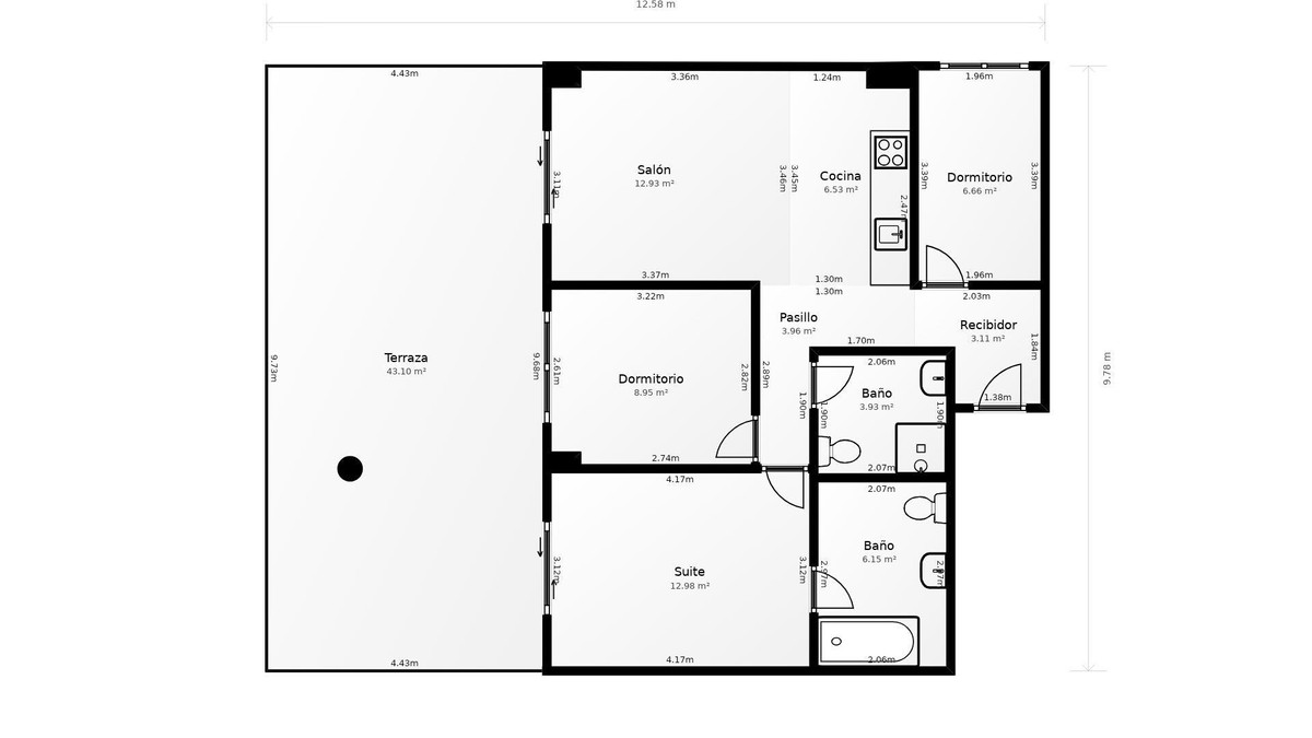 Appartement te koop in Riviera del Sol | 3 slaapkamers H5526190