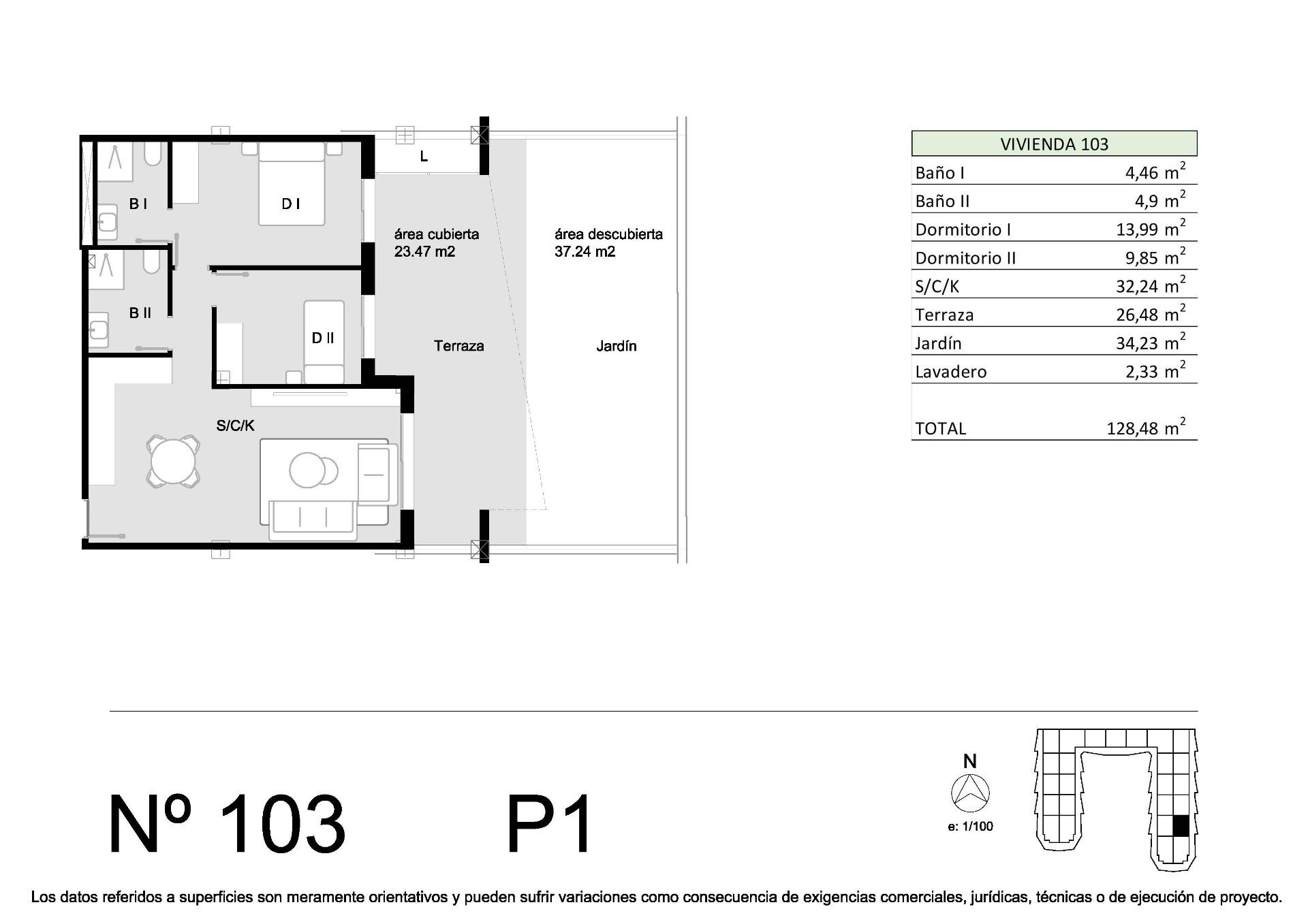 Appartement te koop in San Miguel de Salinas | 2 slaapkamers H10026