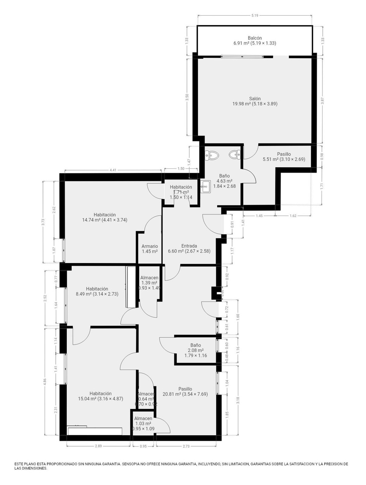 Appartement te koop in Soho | 3 slaapkamers H5024182