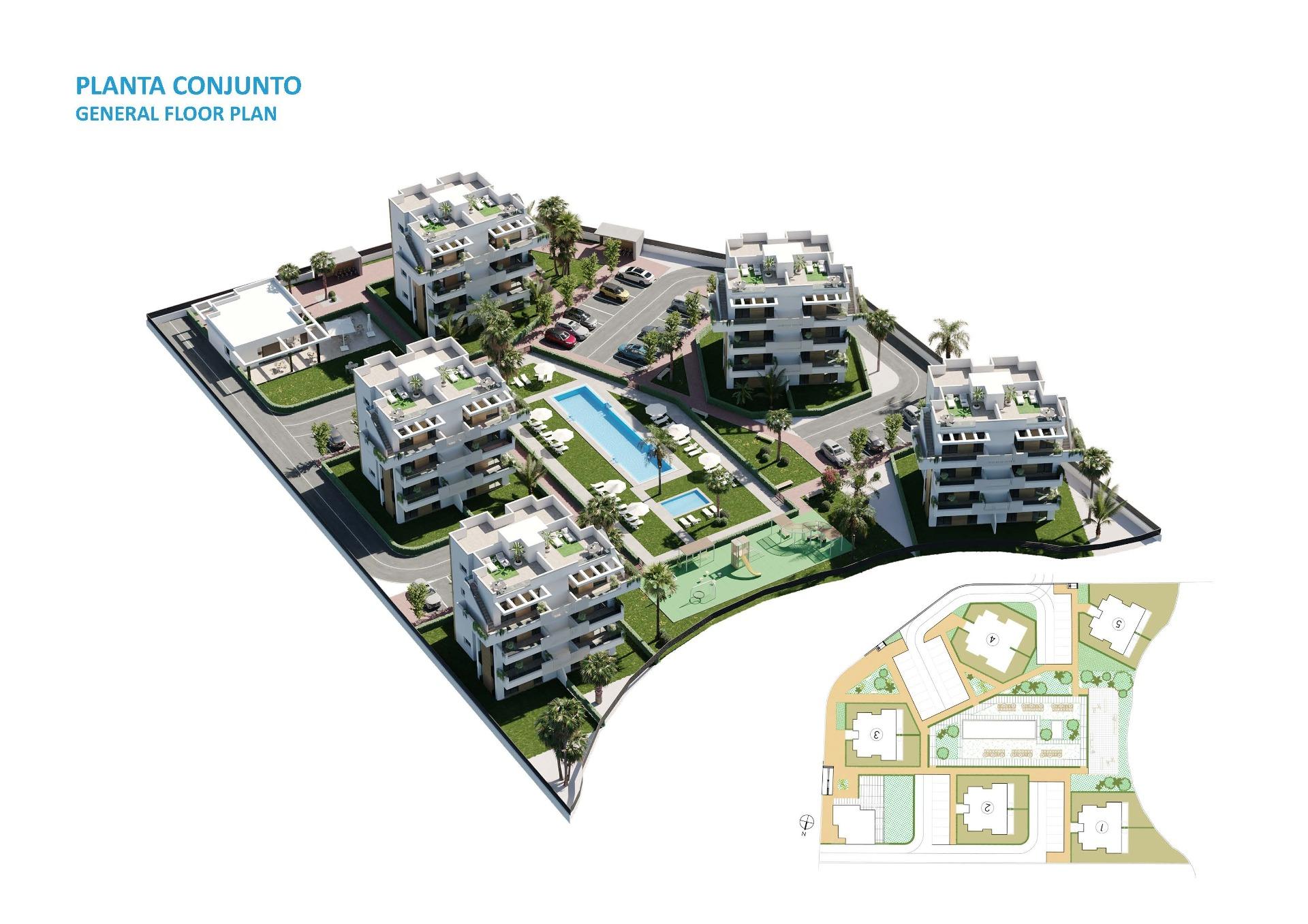 Appartement te koop in Torre Pacheco | 2 slaapkamers H9158