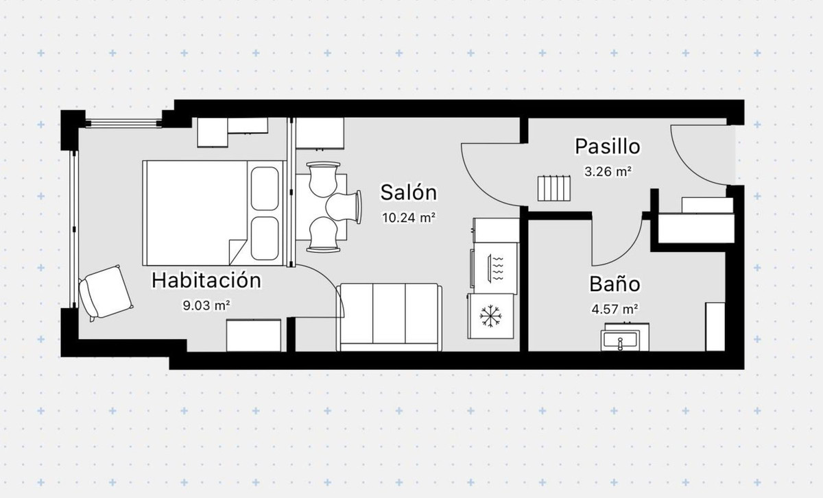 Appartement te koop in Torremolinos | 1 slaapkamers H5401978