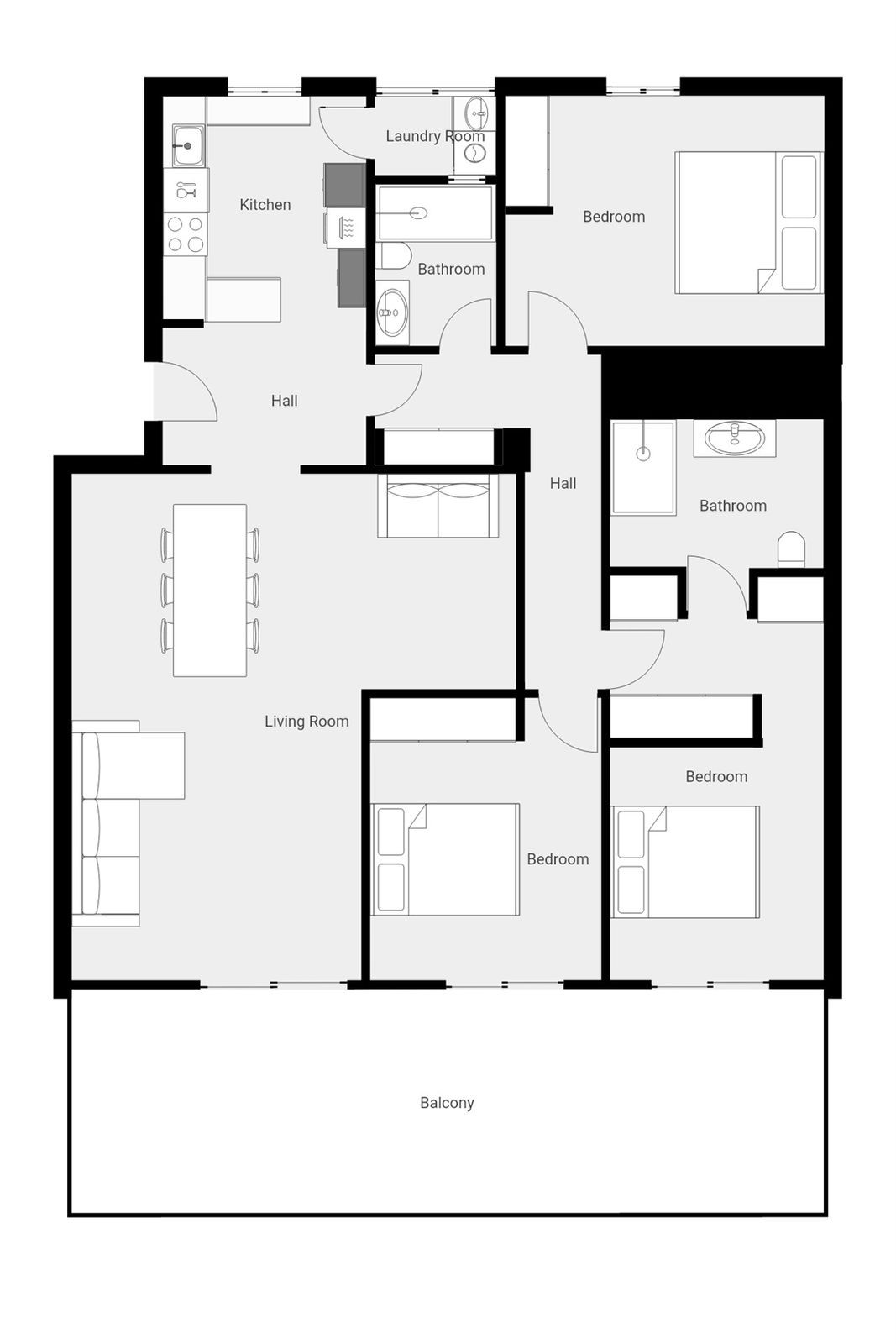 Tussenverdieping Appartement in Torrequebrada-21