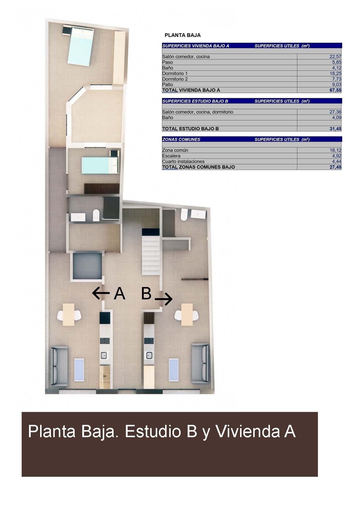 Appartement te koop in Torrevieja | 2 slaapkamers H9143