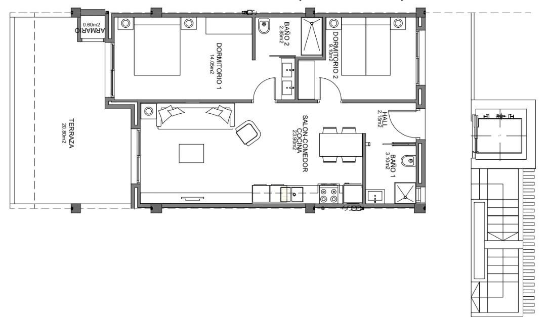 Appartement te koop in Urbanización El Raso | 2 slaapkamers H5191798