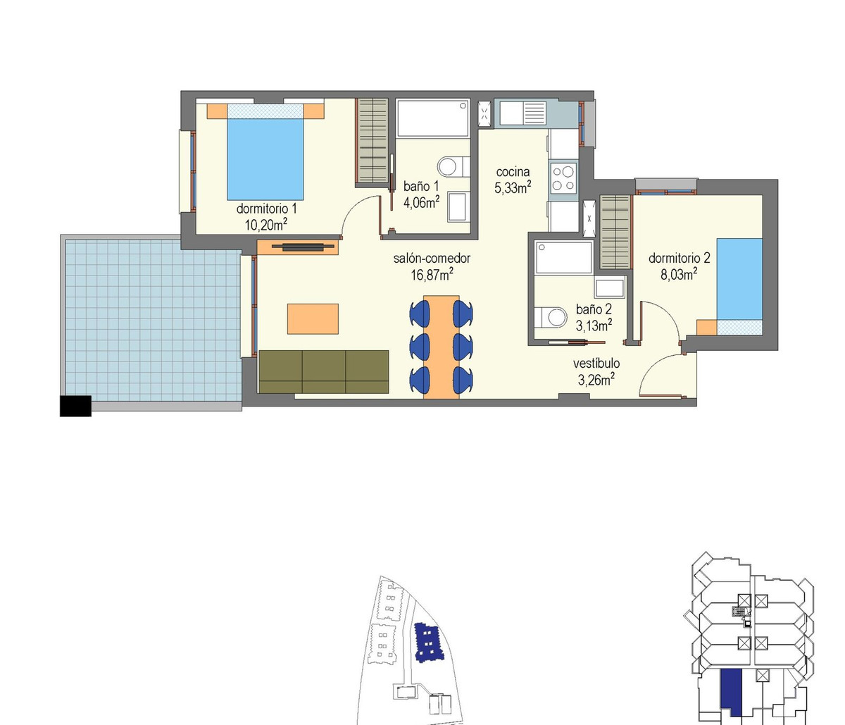 Appartement te koop in Vélez-Málaga | 2 slaapkamers H5110576