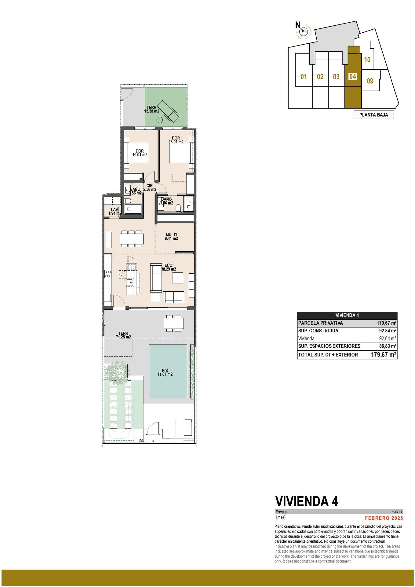Bungalow te koop in Pilar de La Horadada | 3 slaapkamers H8952