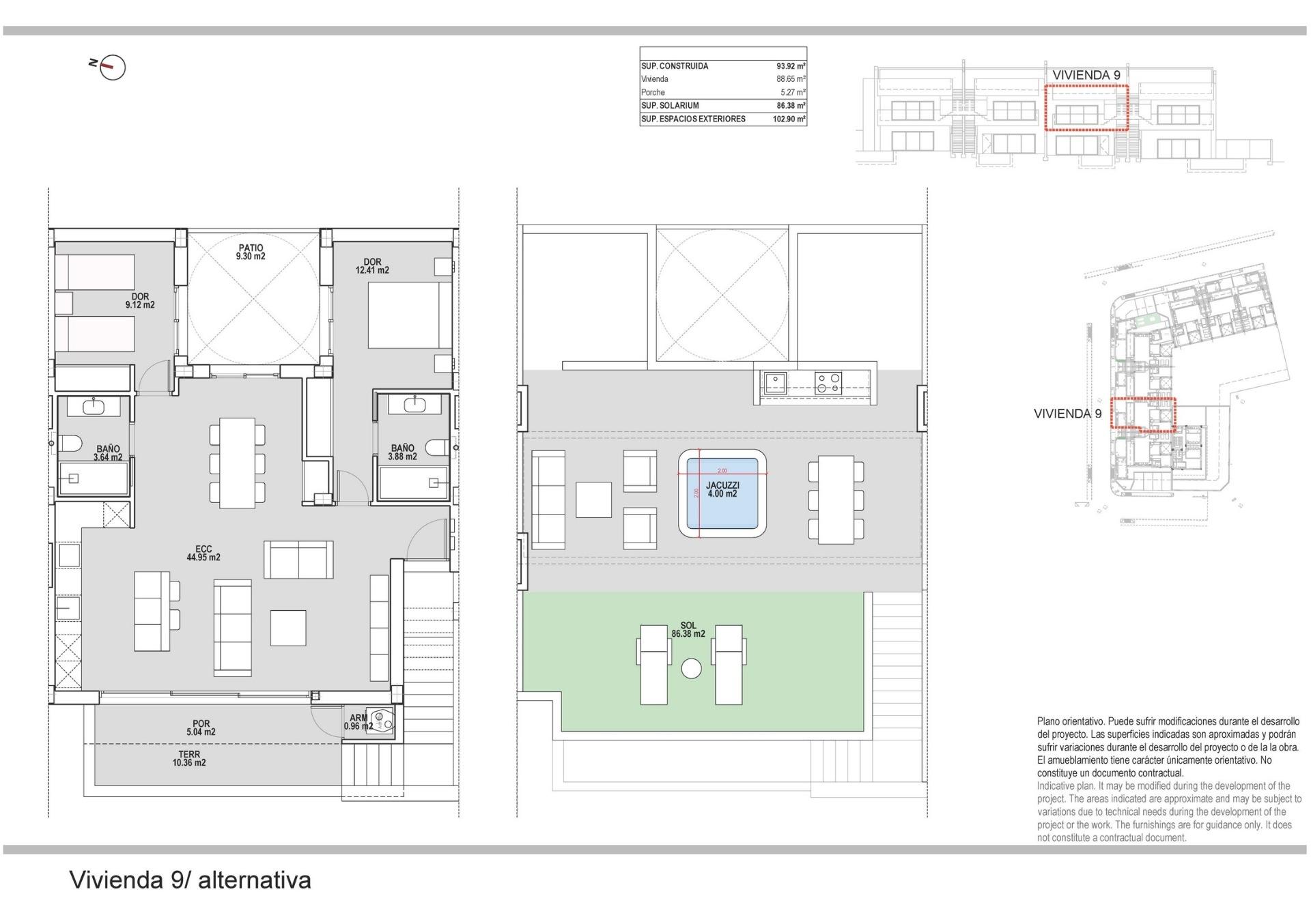 Bungalow te koop in Pilar de La Horadada | 2 slaapkamers H9629