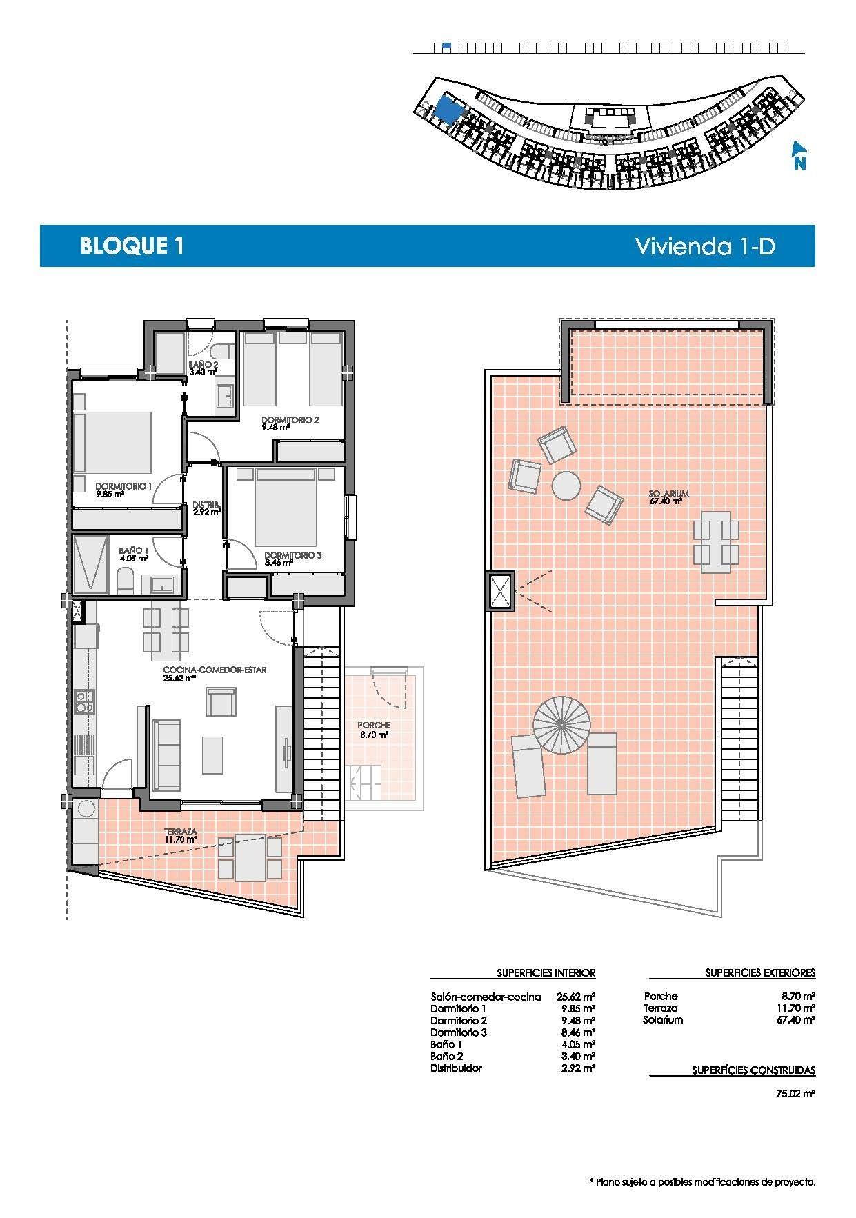 Bungalow te koop in Pilar de La Horadada | 3 slaapkamers H9787