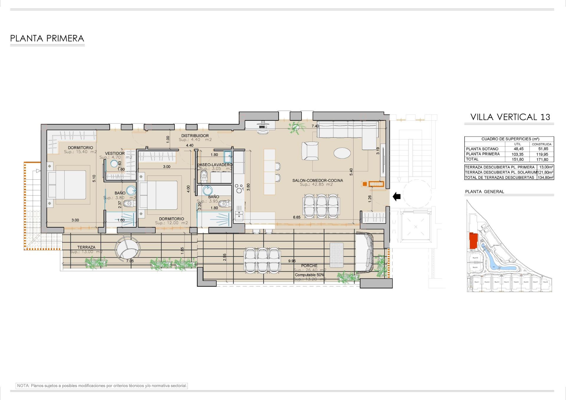 Bungalow te koop in San Juan de los Terreros | 2 slaapkamers H9224