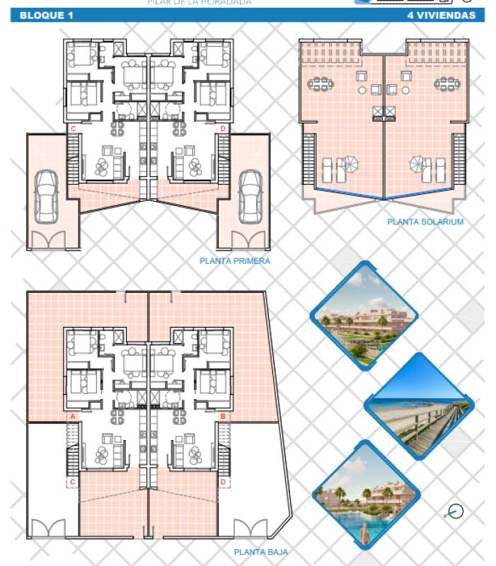 Bungalows te koop in Pilar de la Horadada | 3 slaapkamers H365182
