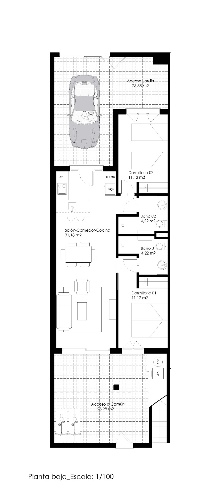 Bungalows te koop in Pilar de la Horadada | 3 slaapkamers H60360