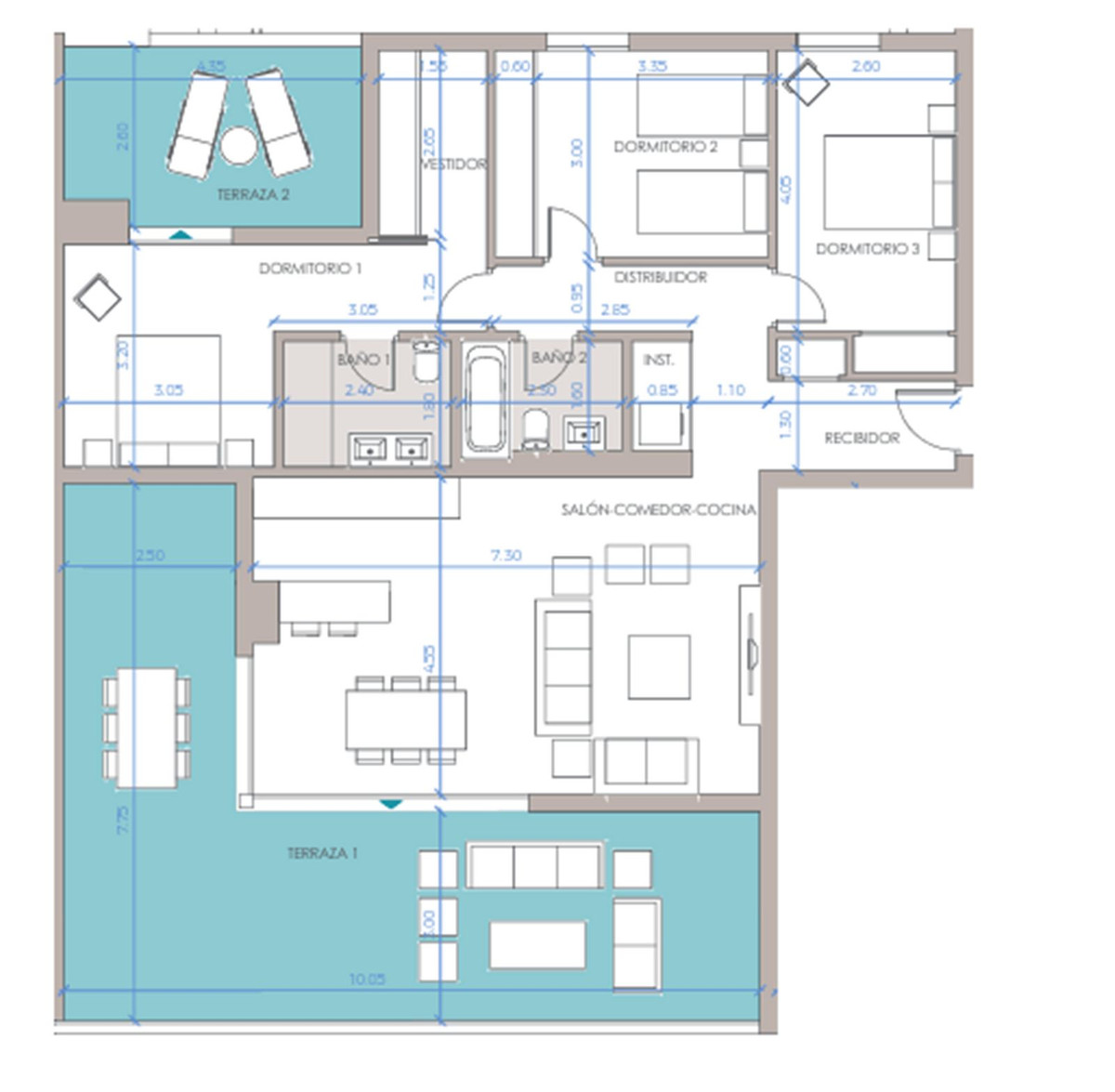 Commercieel te koop in New Golden Mile | 3 slaapkamers H5464762