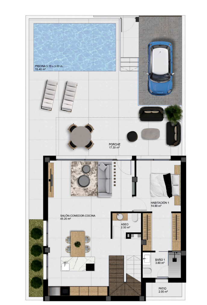 Duplexes te koop in Dolores | 3 slaapkamers H57819