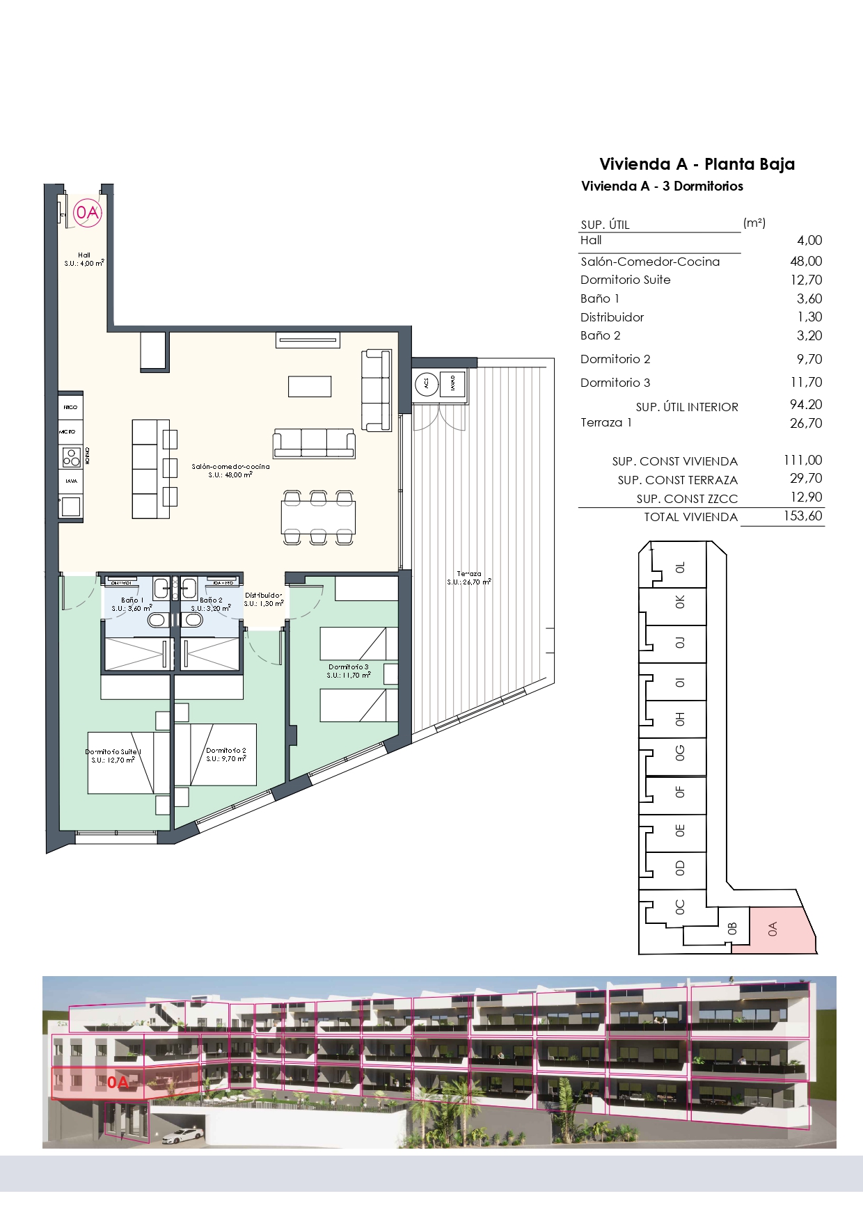 Flats te koop in Benijofar | 4 slaapkamers H66655