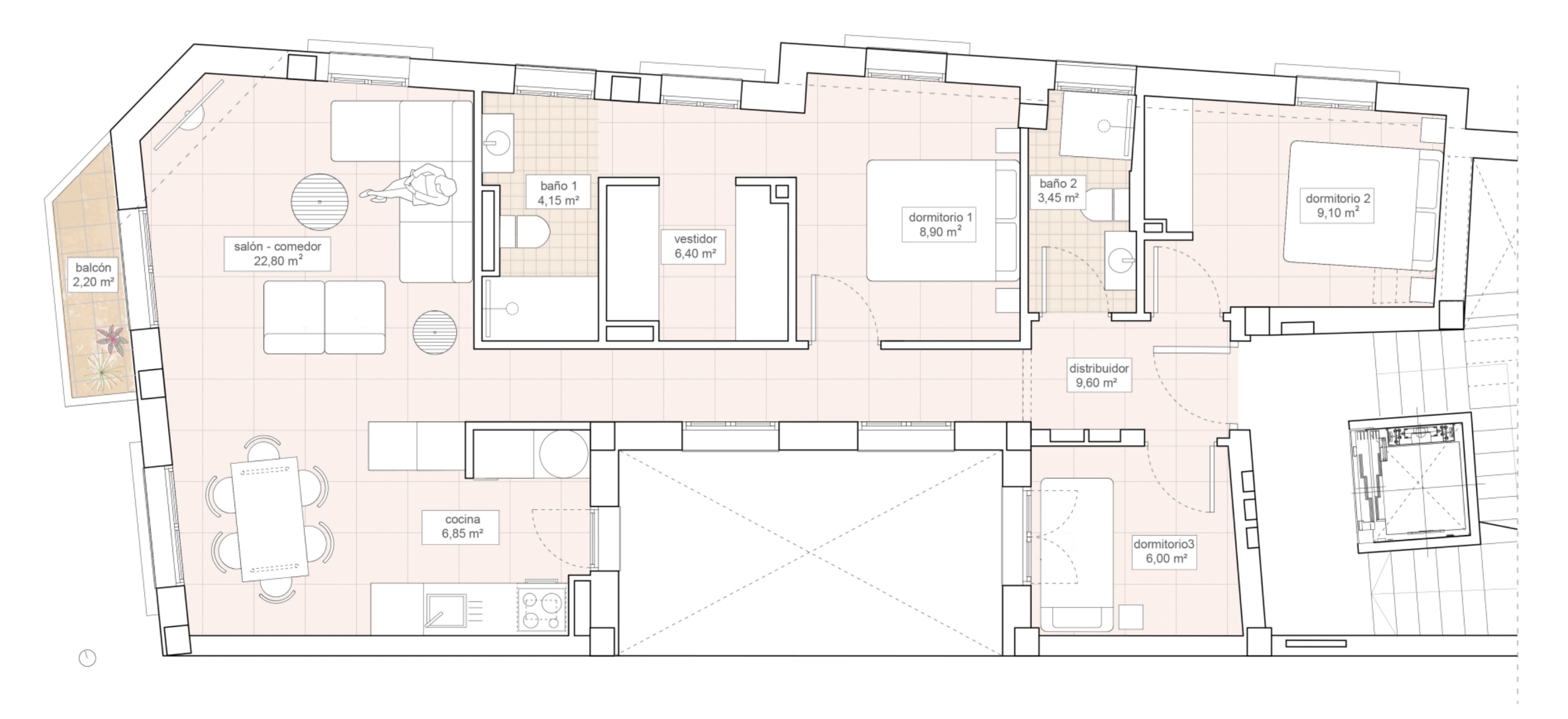Flats te koop in Hondón de las Nieves | 3 slaapkamers H184398