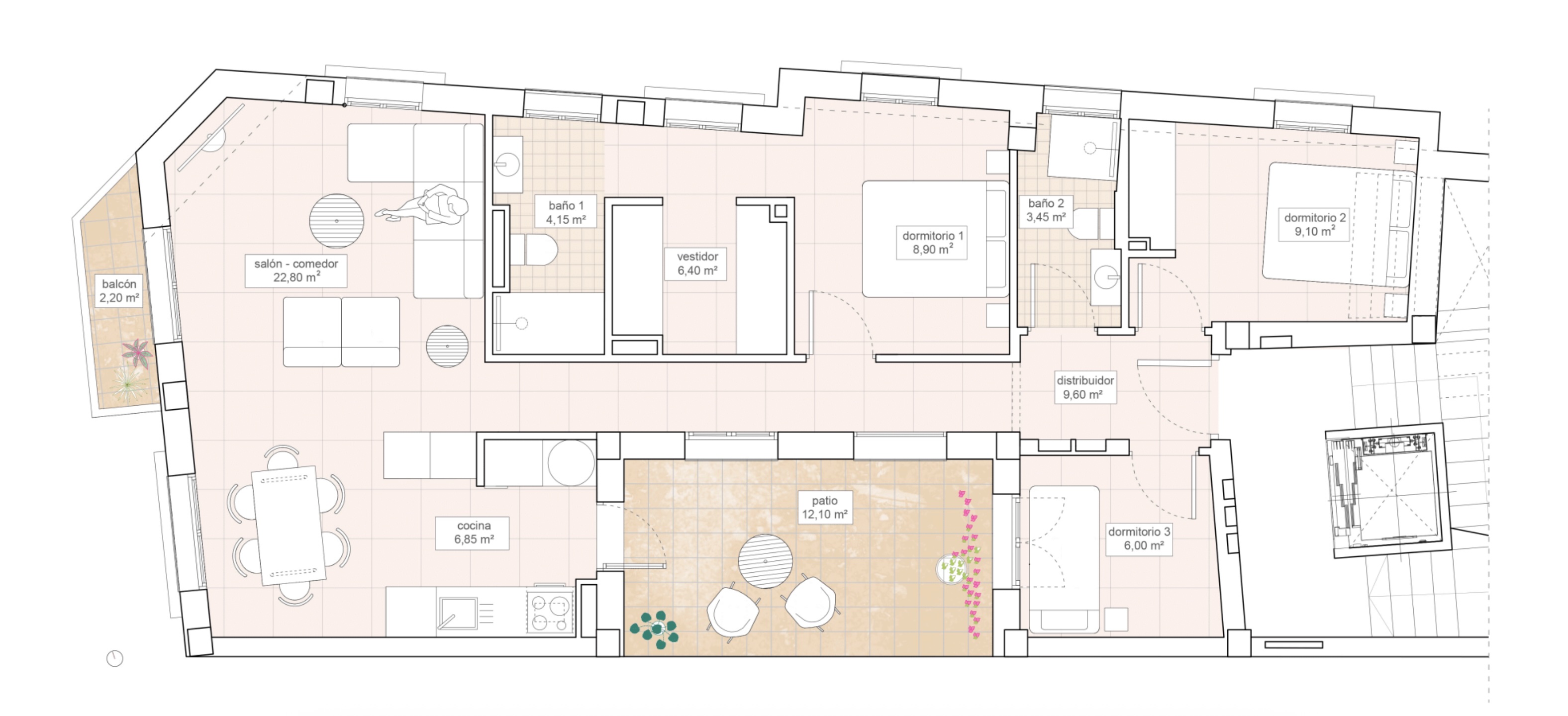 Flats te koop in Hondón de las Nieves | 3 slaapkamers H184398