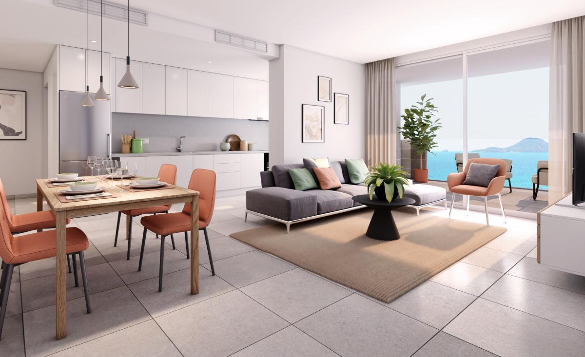 Flats te koop in La Manga del Mar Menor | 2 slaapkamers H390597