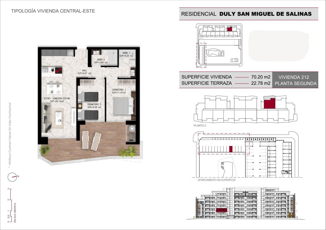 Flats te koop in San Miguel de Salinas | 2 slaapkamers H452783
