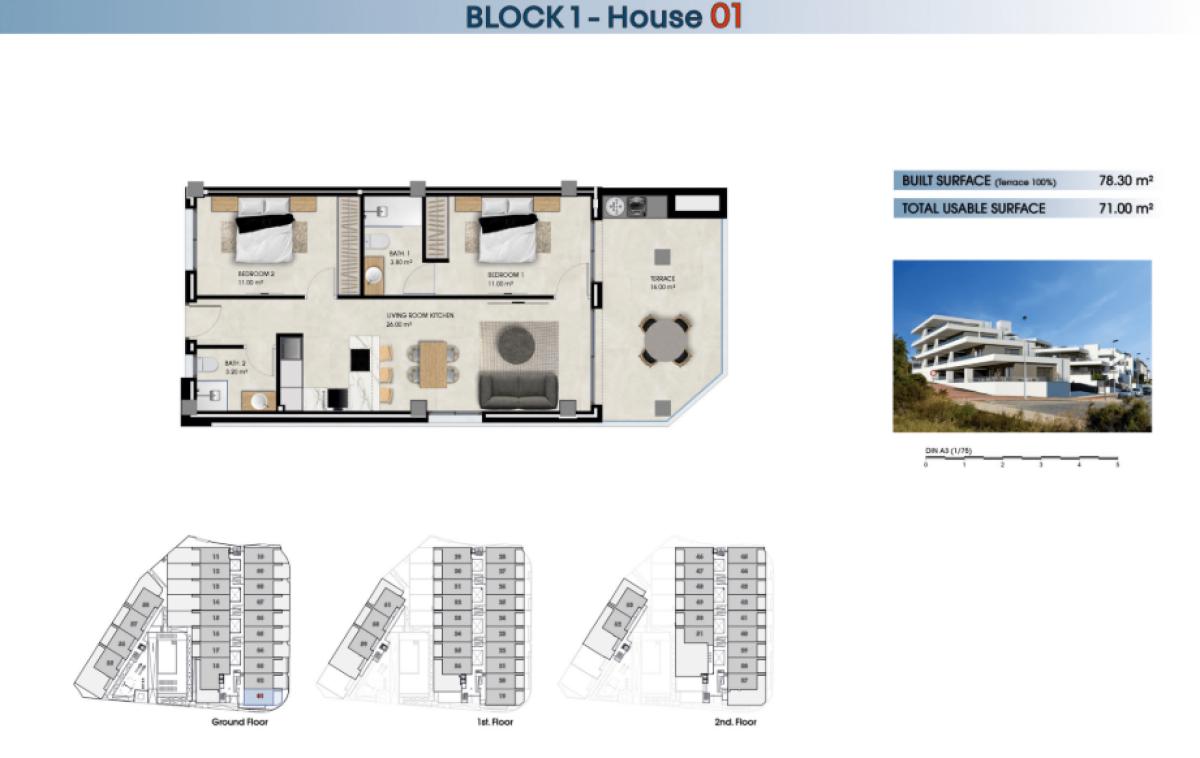 Flats te koop in The Marina | 2 slaapkamers H430515