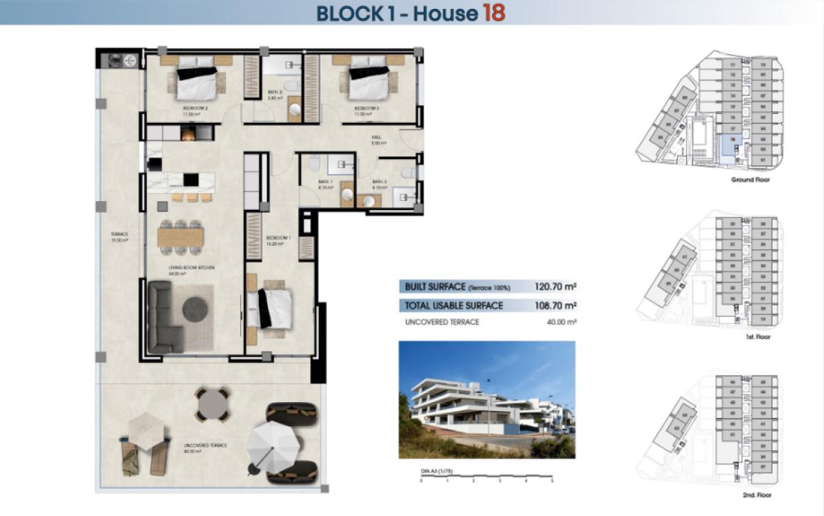 Flats te koop in The Marina | 2 slaapkamers H430515