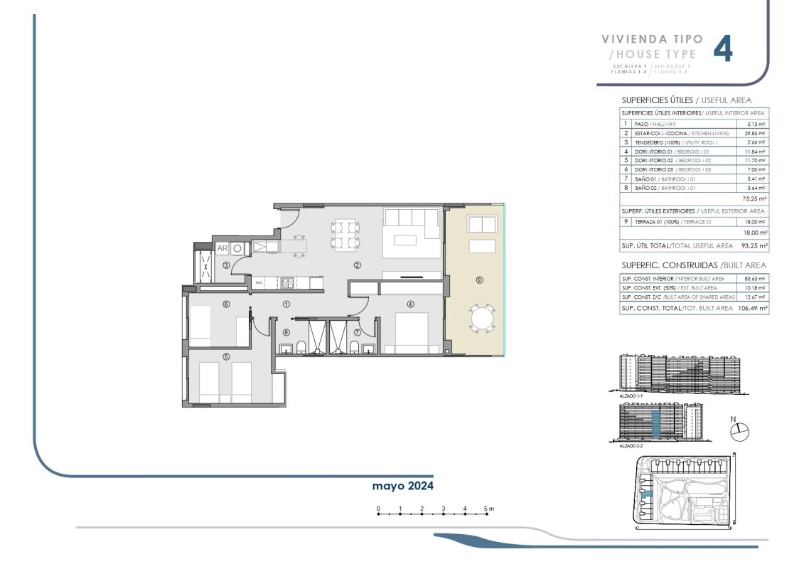 Flats te koop in Torrevieja | 3 slaapkamers H451181
