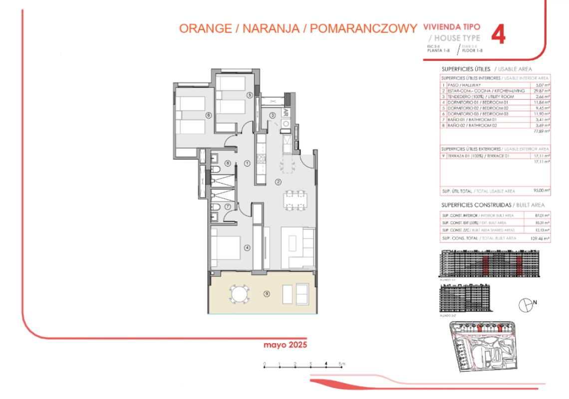 Flats te koop in Torrevieja | 3 slaapkamers H451182