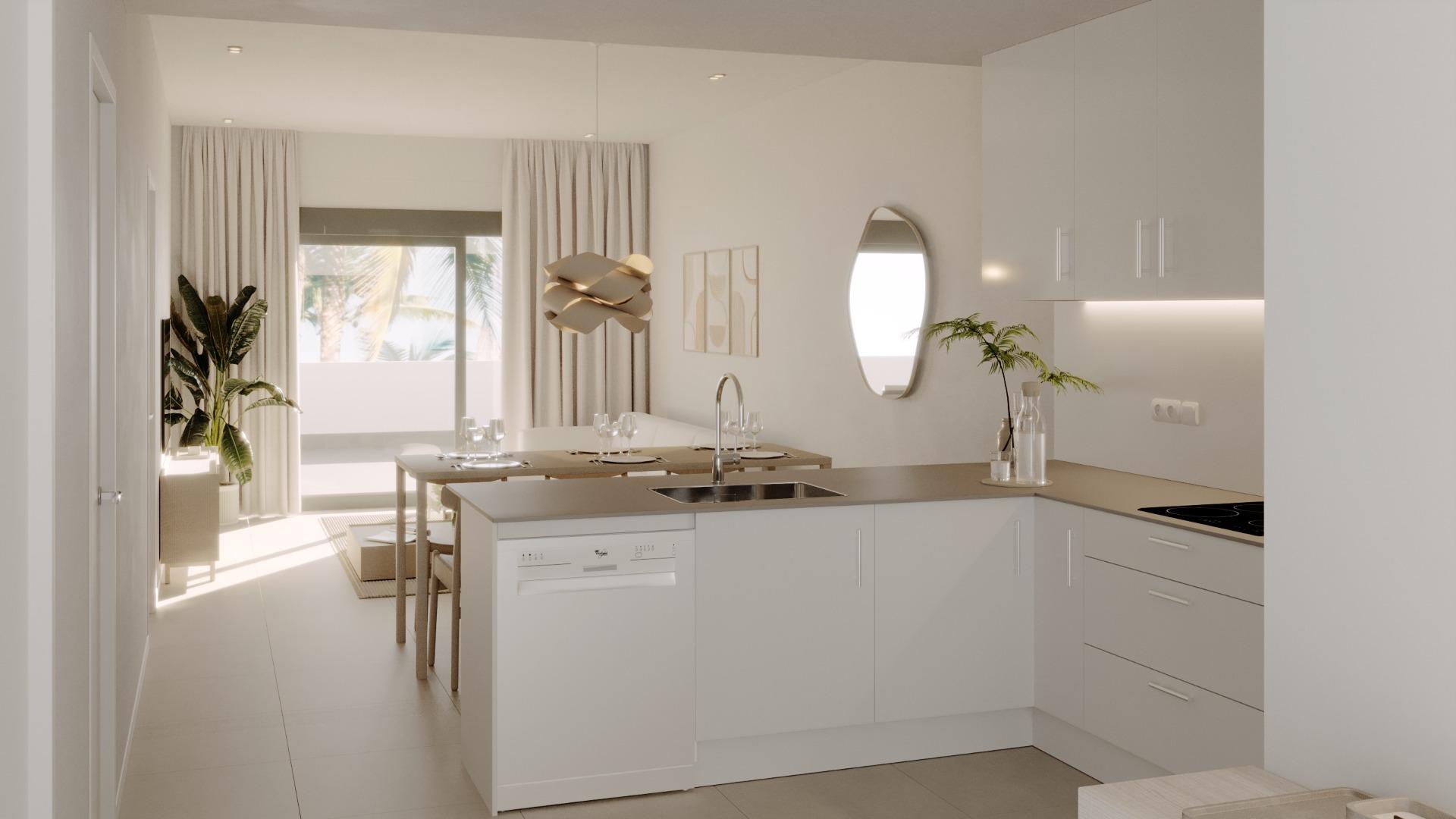 Ground floor apartment te koop in la Nucia | 2 slaapkamers H1110