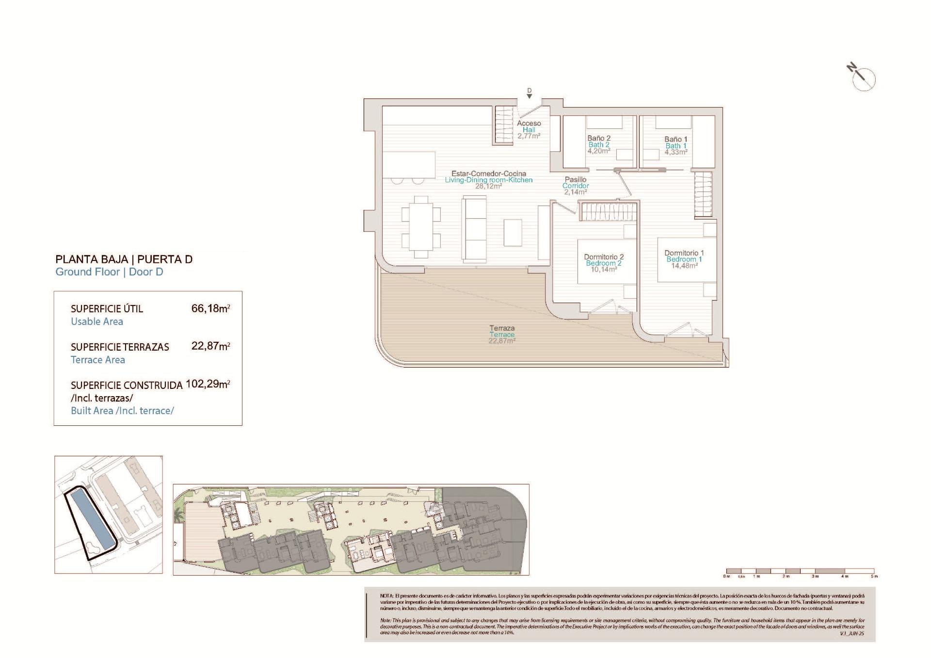 Ground floor apartment te koop in Villajoyosa | 2 slaapkamers H1160