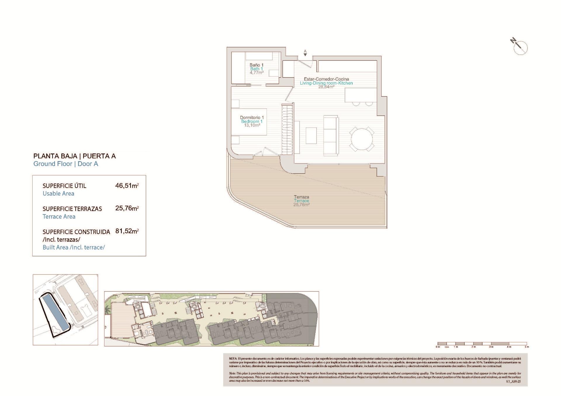 Ground floor apartment te koop in Villajoyosa | 1 slaapkamers H1441
