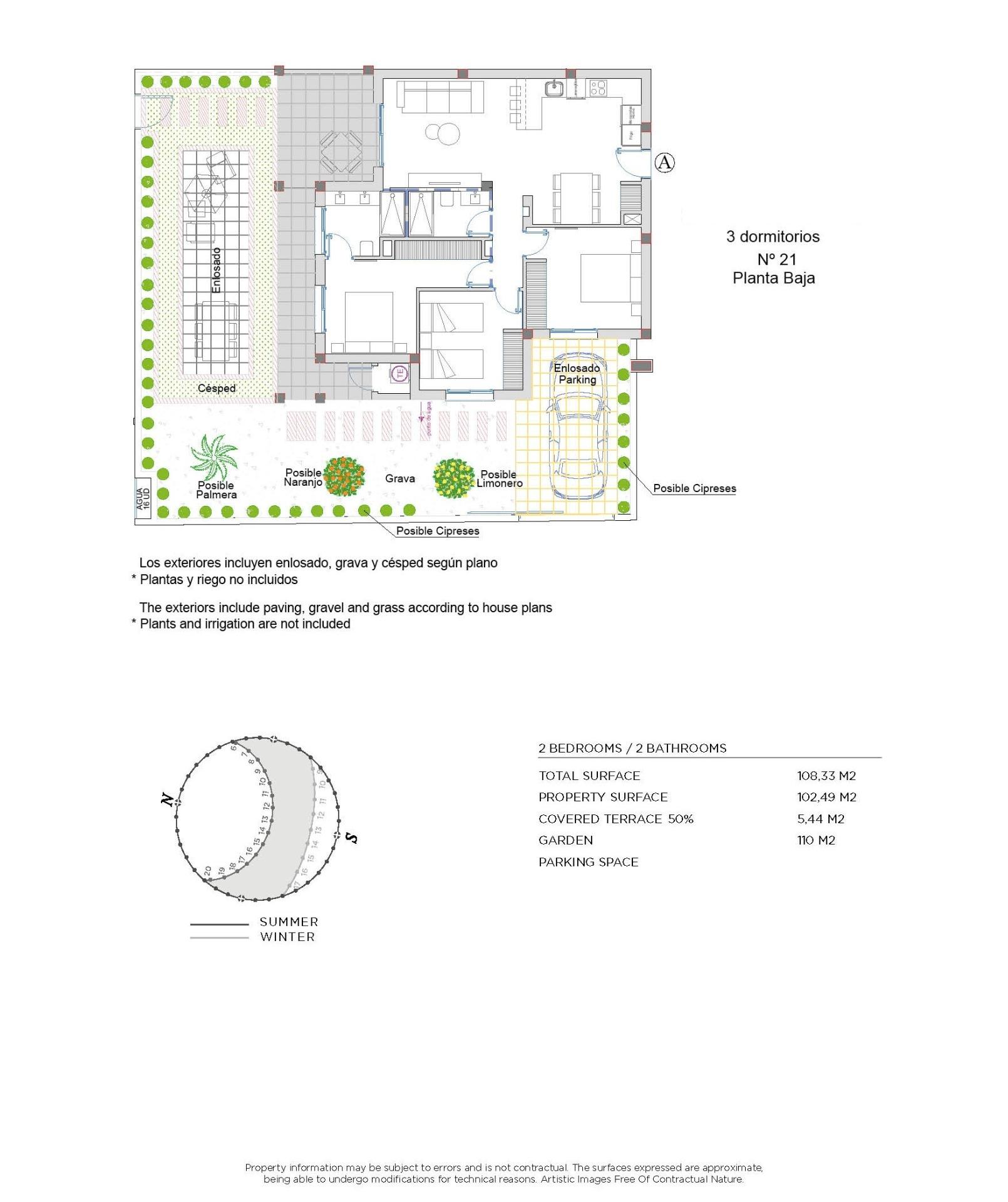 Ground Floor Bungalow te koop in Rojales | 3 slaapkamers H1443