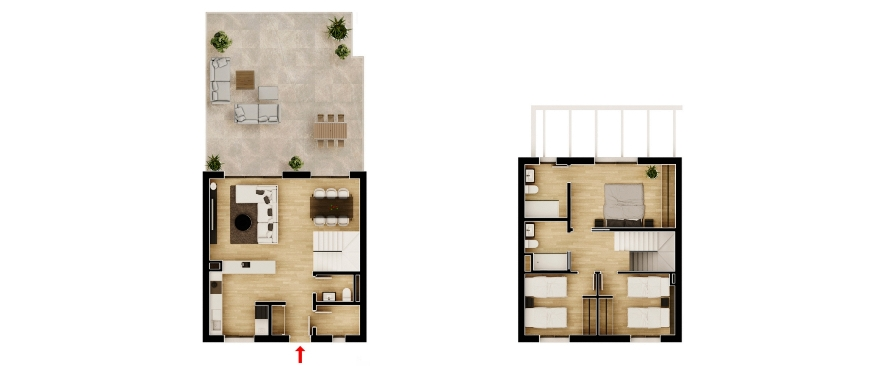 Ground floors te koop in Monforte del Cid | 2 slaapkamers H93258